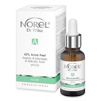 Norel 42% Acne Peel - Kwas Azelainowy & Migdałowy & Salicylowy, pH 2,0